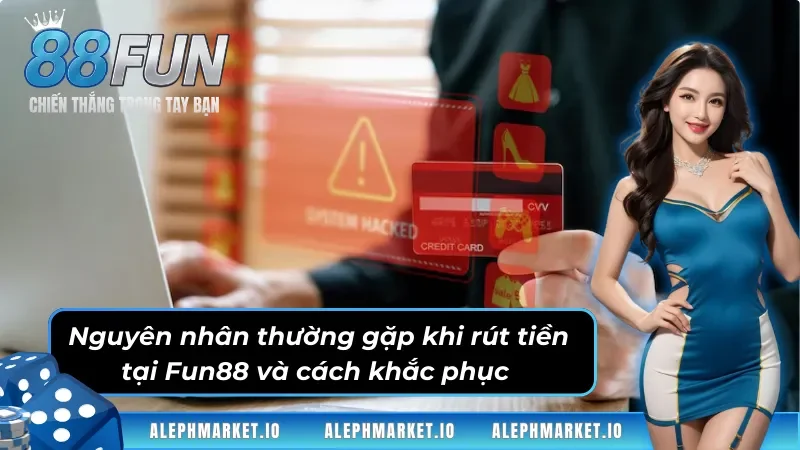 Một số nguyên nhân và cách xử lý khi rút tiền Fun88 thất bại